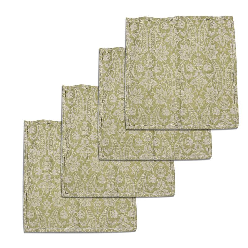 Giardino Busatti Italian Linen-set of 4 (green)